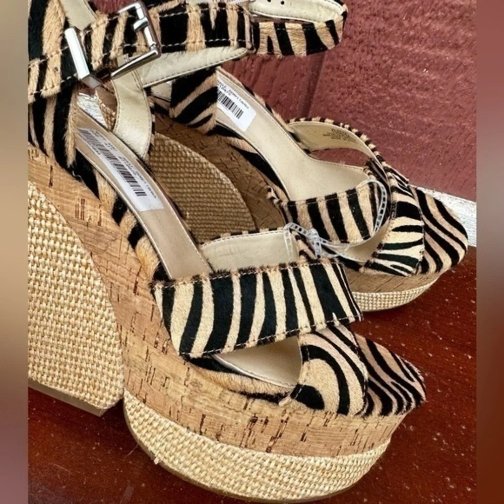 Jessica Simpson Jirie Zebra Print Platform